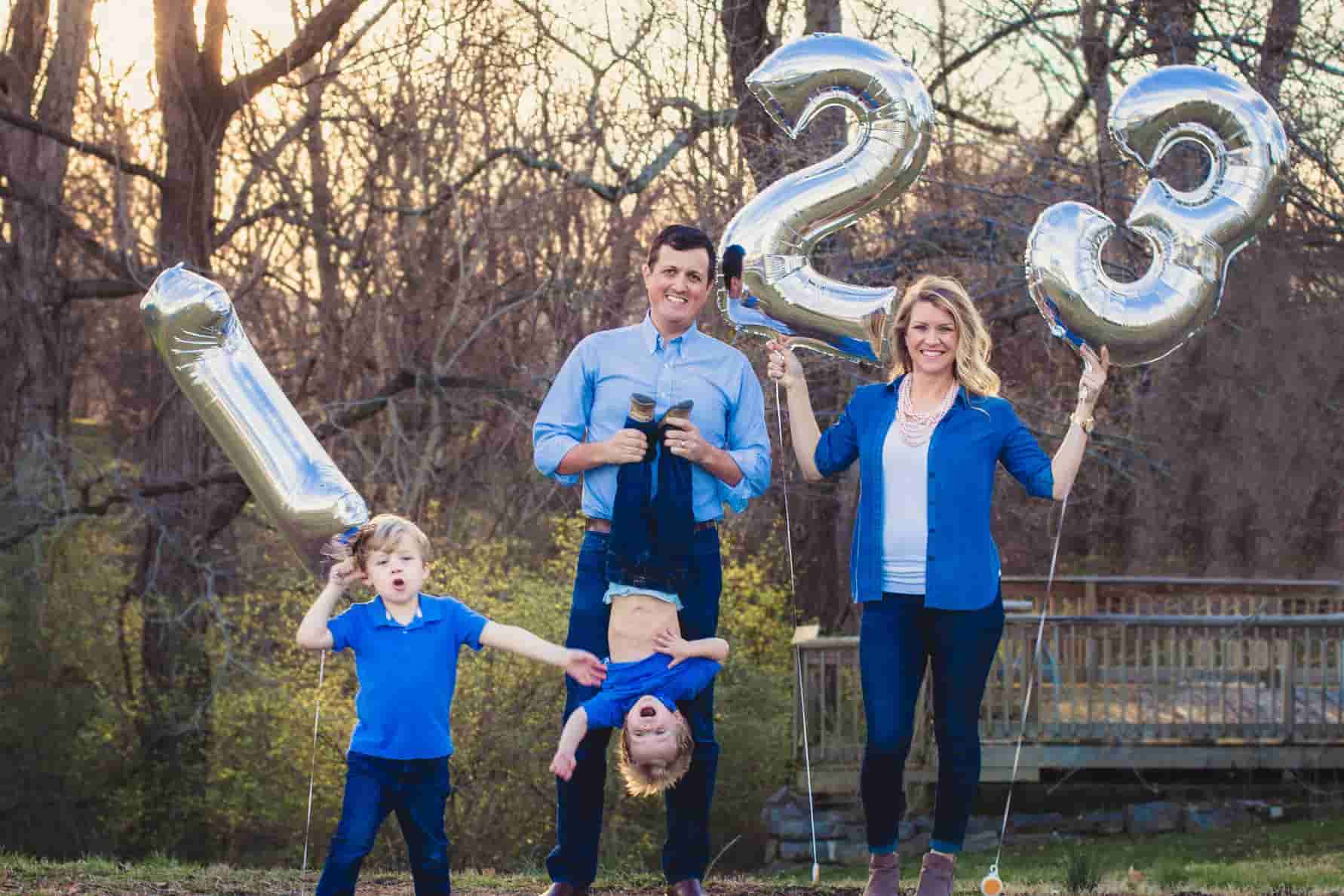 Image of Christy Wright with her husband, Matt Wright, and their kids