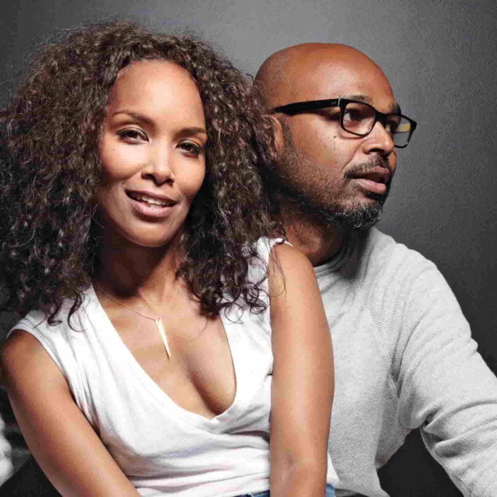 Image of Mara Brock Akil with her husband, Salim Akil