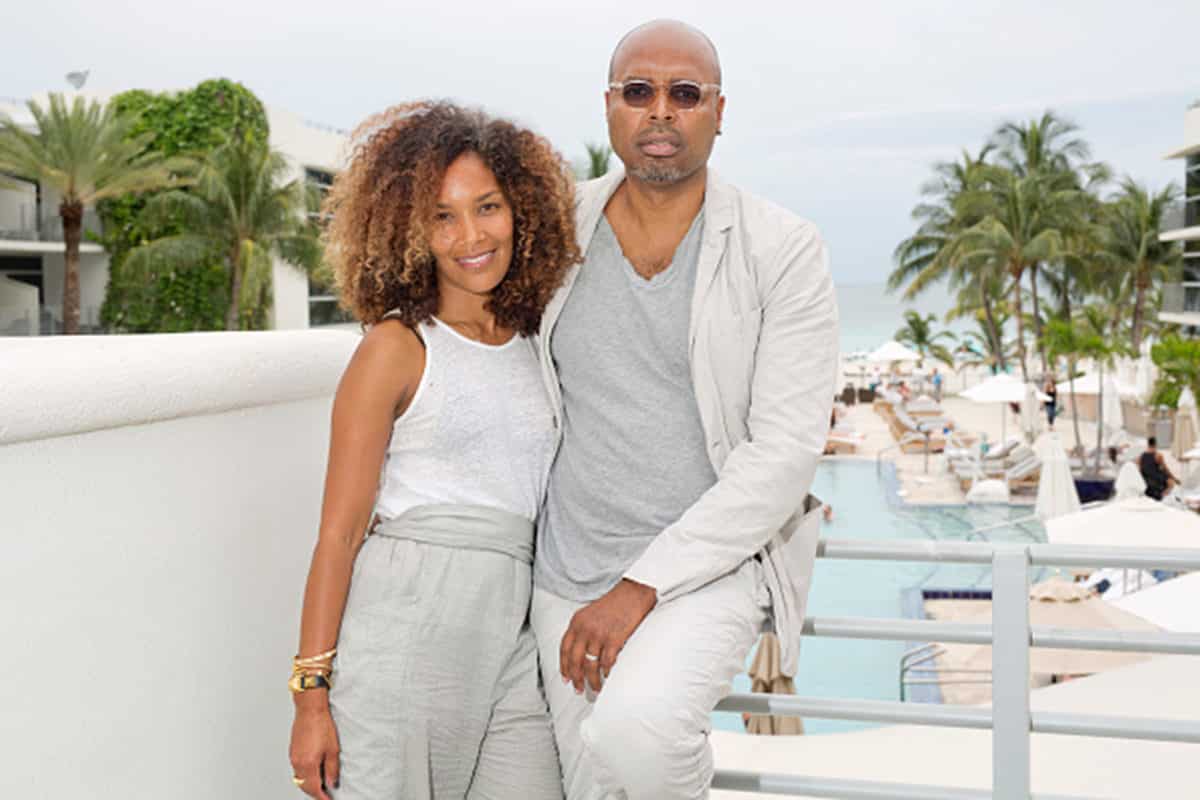 Image of Mara Brock Akil with her husband, Salim Akil