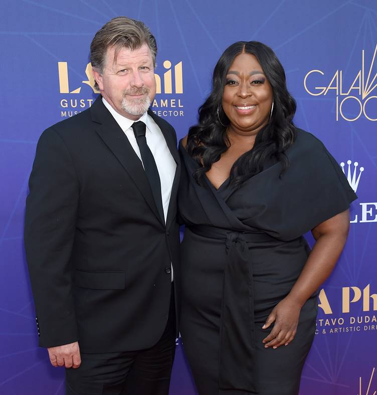 Image of Loni Love with her boyfriend, James Welsh